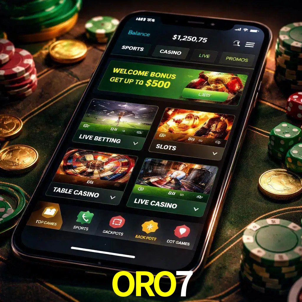 Diseño de juegos móviles ORO7 para usuarios en México